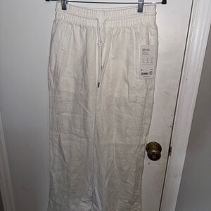 Retreat Linen High Rise Wide Leg Pant